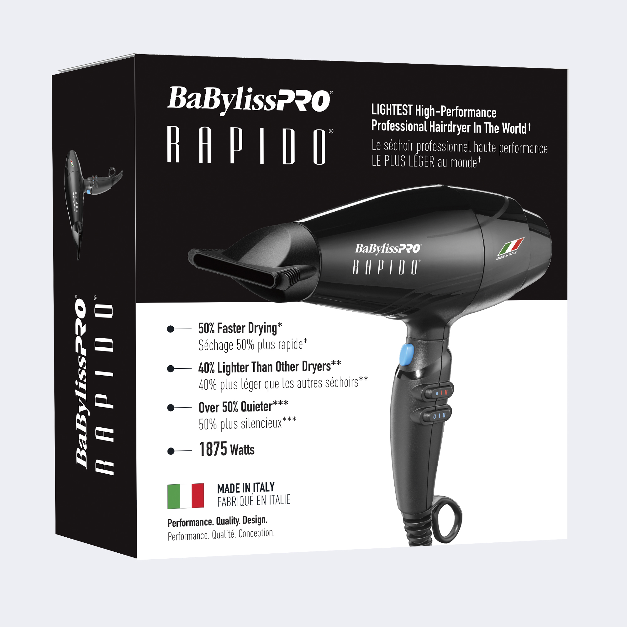 BaBylissPRO Rapido Hairdryer